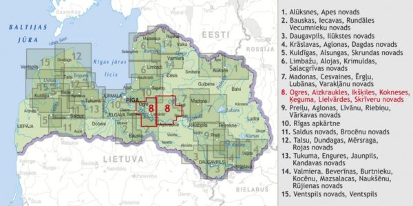 Ogres novads. Aizkraukles, Ikšķiles, Kokneses, Ķeguma, Lielvārdes, Skrīveru novads - Image 6