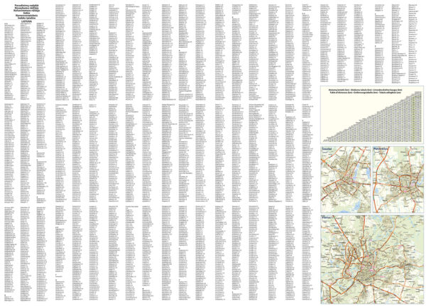 Lithuania. Road map. Hard cover - Image 3