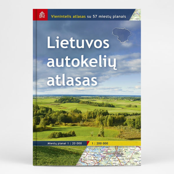 Lietuva. Autoceļu atlants lietuviešu valodā