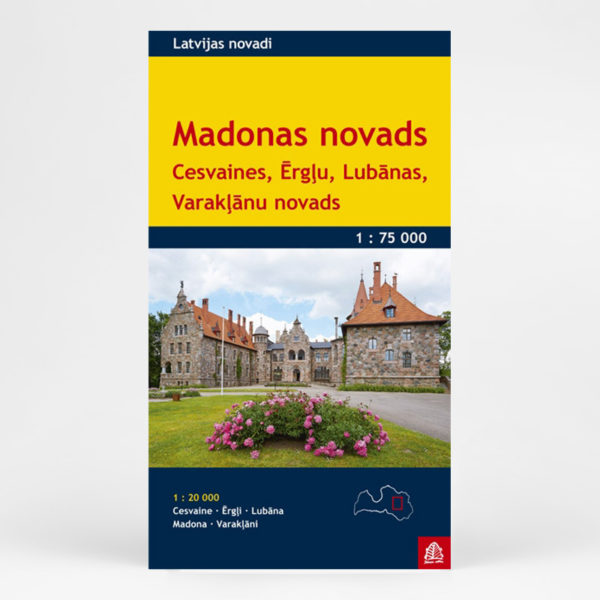 Madonas novads. Cesvaines, Ērgļu, Lubānas, Varakļānu novads