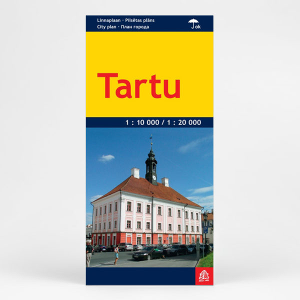 Tartu. Pilsētas plāns. Īpaši izturīga karte!