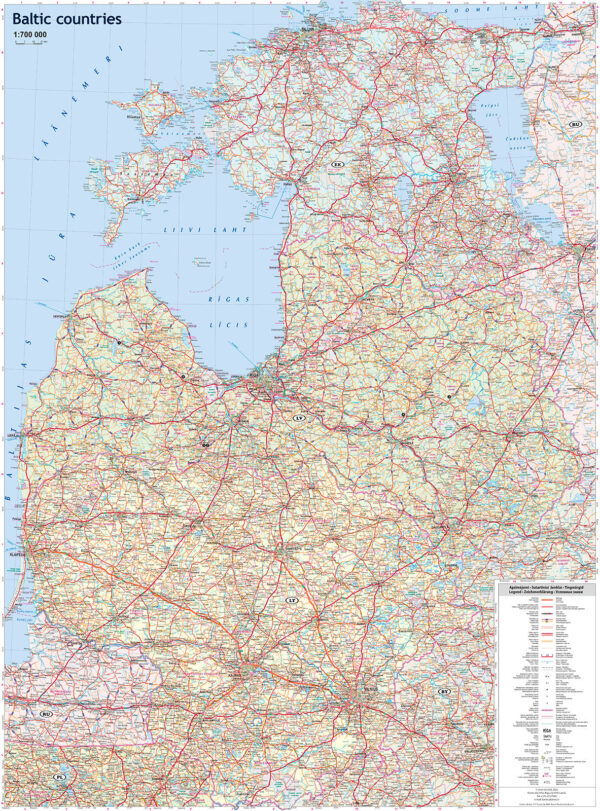 Baltic countries. Road map. Hard cover - Image 4