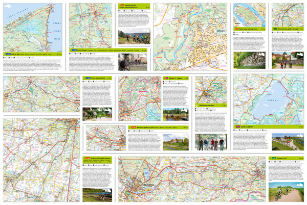 Cycling routes. Latvia. Active tourism map - Image 3