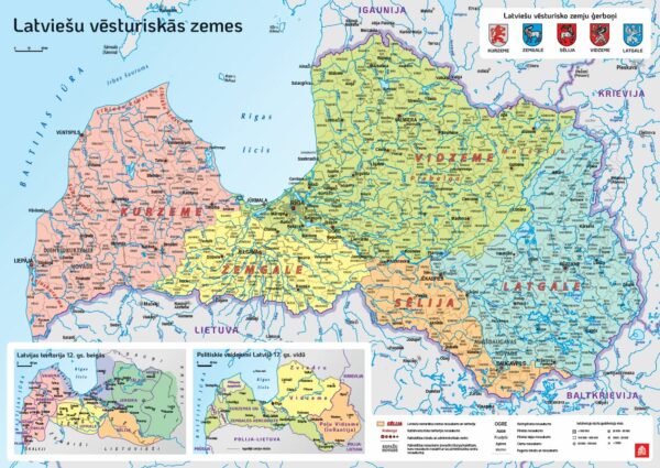 The Historical Lands of Latvians. Family puzzle - Image 2